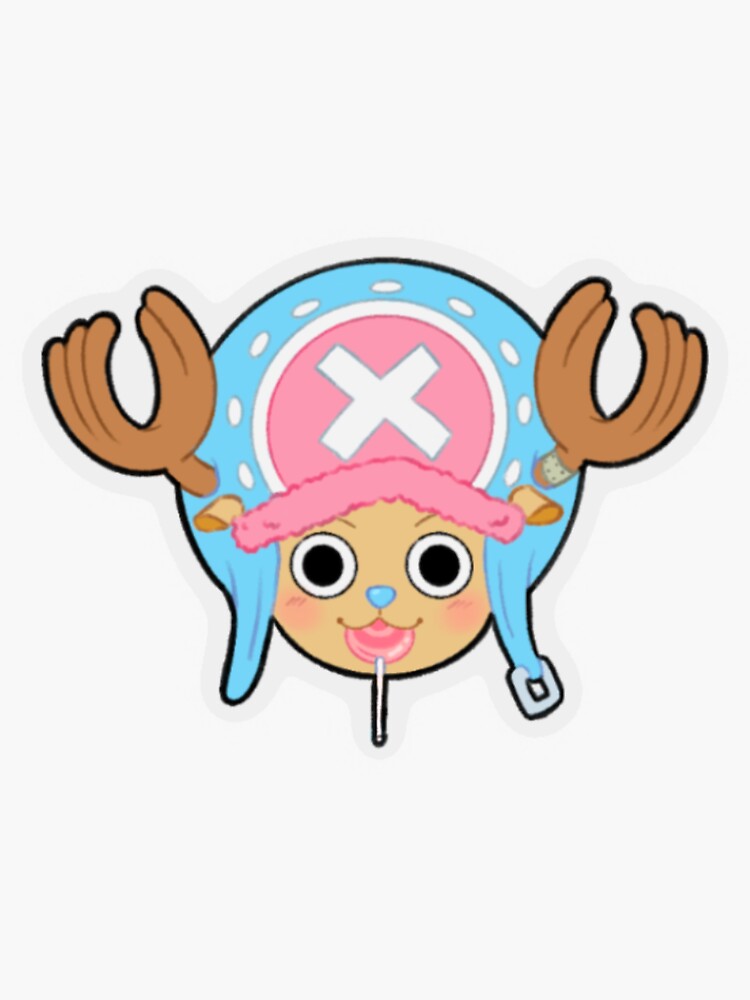 "One Piece Chopper Sticker Anime Characters Fan Art" Sticker for Sale