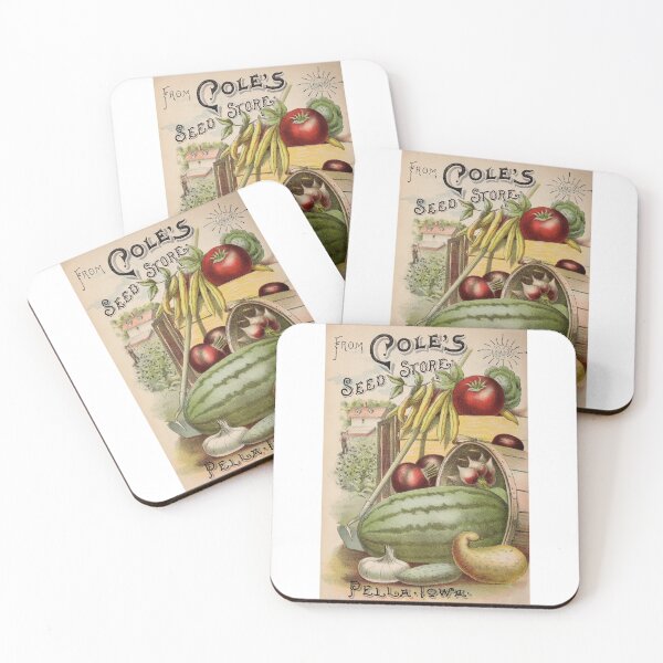 Item preview, Vintage 1900 Cole's Seed Store Ad designed and sold by MochaMeli.