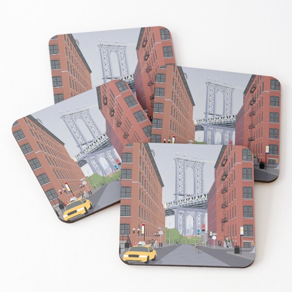 Item preview, Brooklyn, New York Travel Illustration designed and sold by Alo.