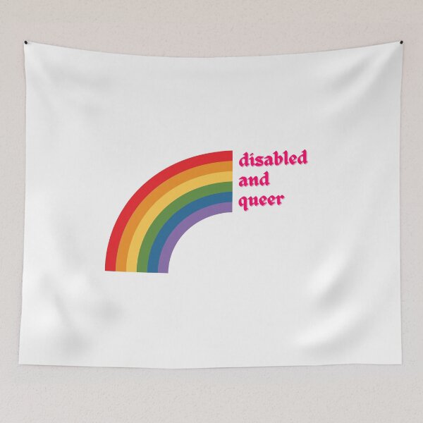 Item preview, Disabled and Queer designed and sold by seraphmars.