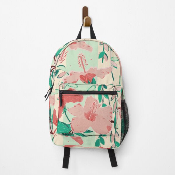 Item preview, Floral Hibiscus and hanging vines pattern with an ornamental feel designed and sold by FlamesandFrost.