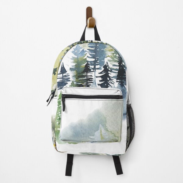 Item preview, Watercolor forest scene designed and sold by ibelieveimages.