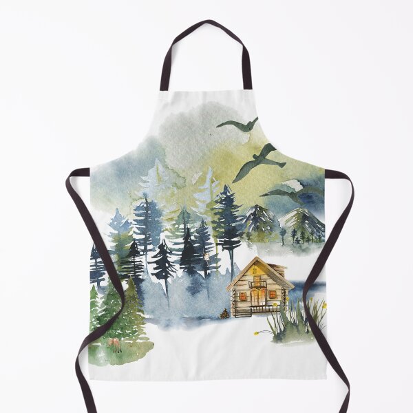 Item preview, Watercolor forest scene designed and sold by ibelieveimages.