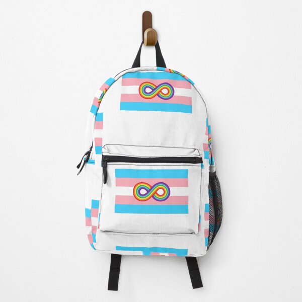 Item preview, Neurodivergent and Trans | Rainbow Infinity Trans Flag designed and sold by seraphmars.