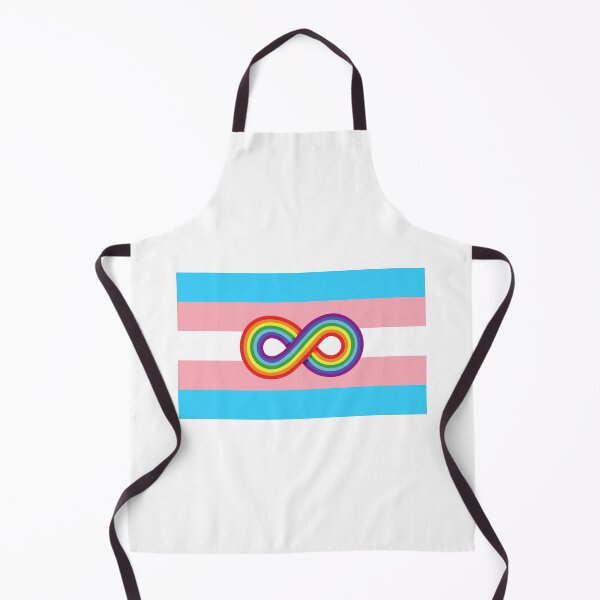 Item preview, Neurodivergent and Trans | Rainbow Infinity Trans Flag designed and sold by seraphmars.