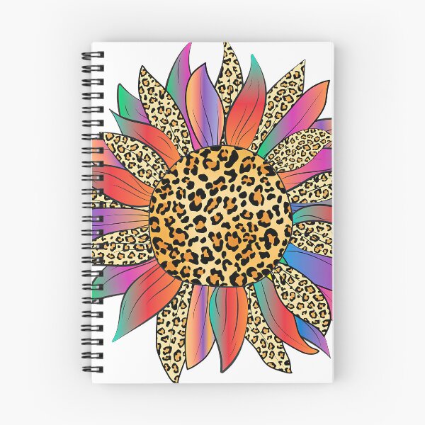 Item preview, Rainbow and leopard sunflower designed and sold by ibelieveimages.