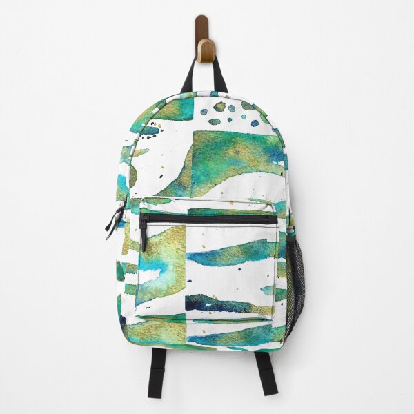 Item preview, Abstract green and gold designed and sold by Azyrielle.