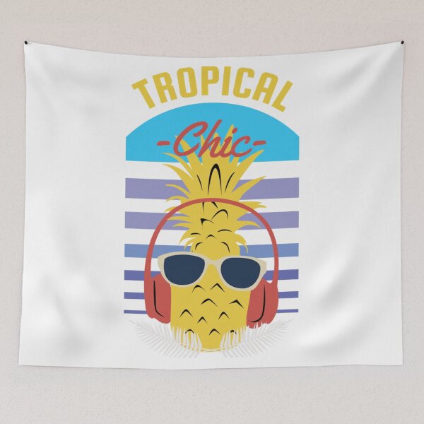 Item preview, Tropical chic Fitted  designed and sold by MisfitCultureee.