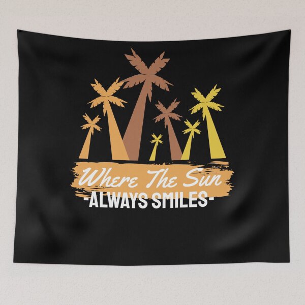 Item preview, Where The sun always smiles Fitted  designed and sold by MisfitCultureee.