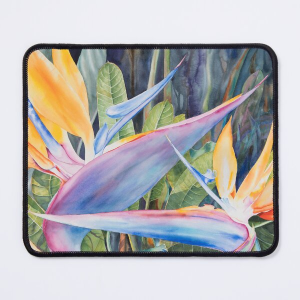 Item preview, Birds of Paradise Watercolor designed and sold by Gayle Mahoney.