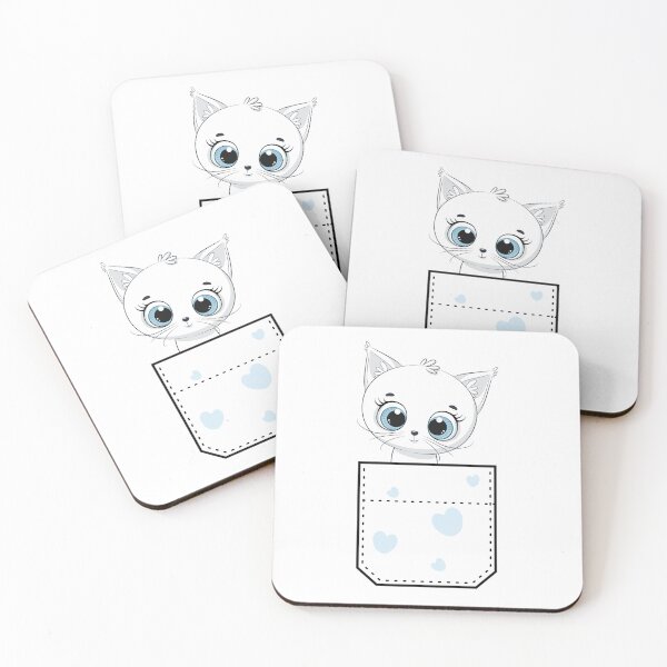 Item preview, Kawaii Pocket Cat designed and sold by MonkeyBizness.
