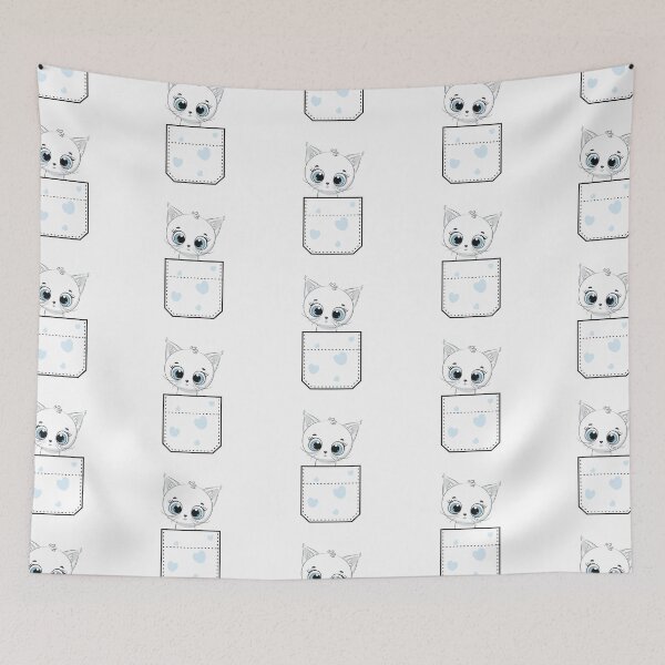 Item preview, Kawaii Pocket Cat designed and sold by MonkeyBizness.