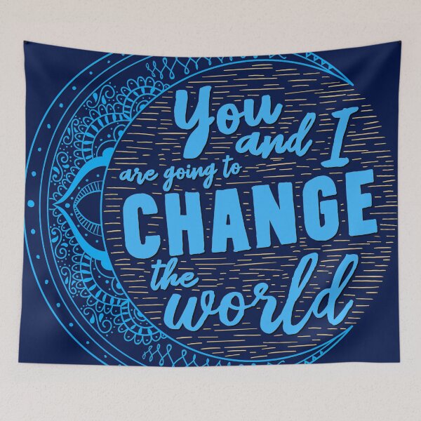 Item preview, Shadow and Bone - Change the World - Darklina designed and sold by writtenwordnerd.