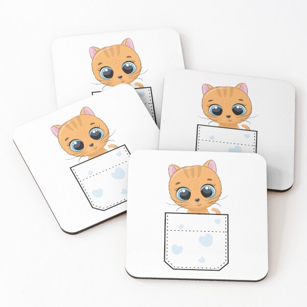 Item preview, Kawaii Pocket Cat designed and sold by MonkeyBizness.