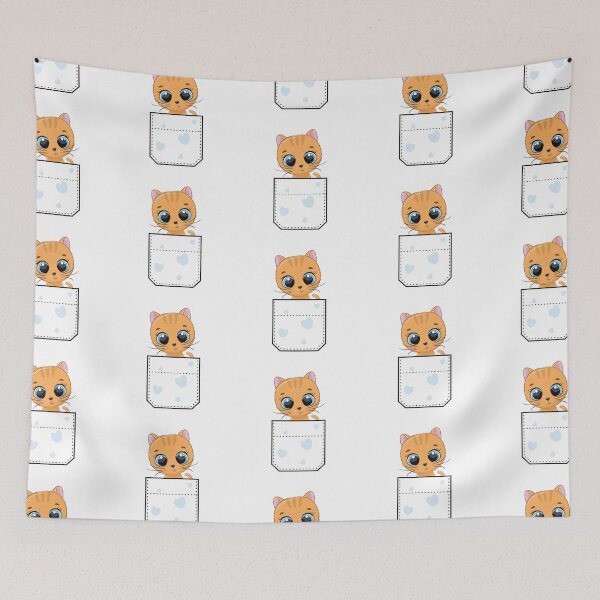 Item preview, Kawaii Pocket Cat designed and sold by MonkeyBizness.