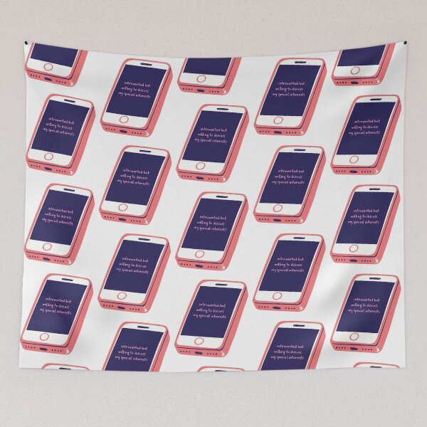 Item preview, Introverted but Willing to Discuss My Special Interests designed and sold by seraphmars.
