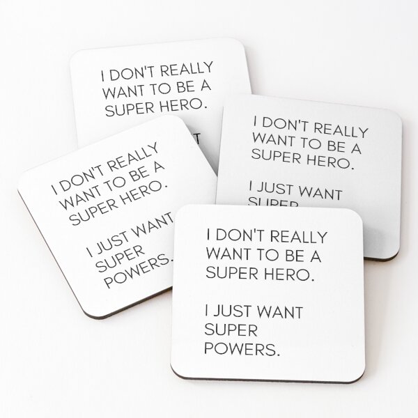 Item preview, Add some personality to your laptop or water bottle with our "I don't really want to be a super hero" sticker. A great conversation starter. designed and sold by SERGEY OVCHARUK.