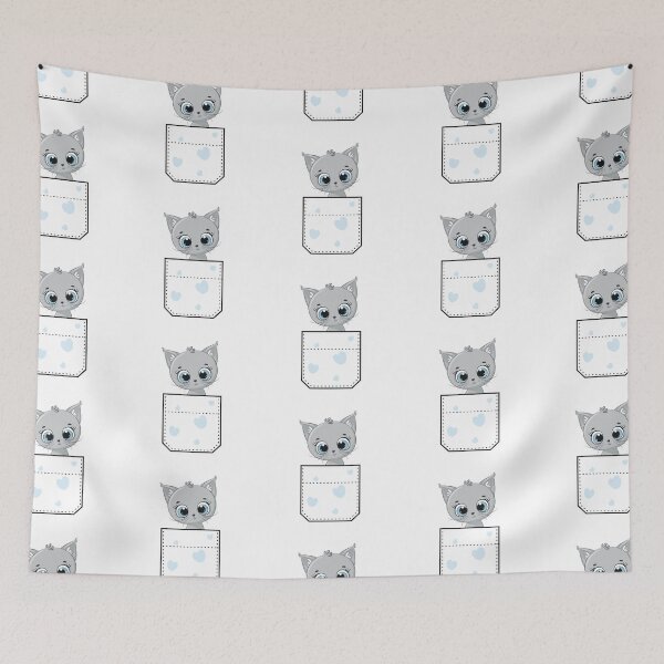 Item preview, Kawaii Pocket Cat designed and sold by MonkeyBizness.