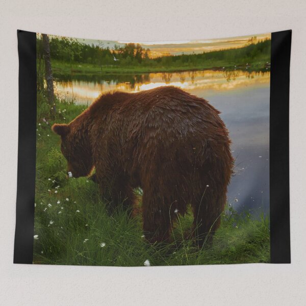 Item preview, To the sunset. Brown bear designed and sold by Jouko Lehto Photography.