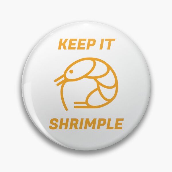 Item preview, Keep it Shrimple designed and sold by DOOSKY M.