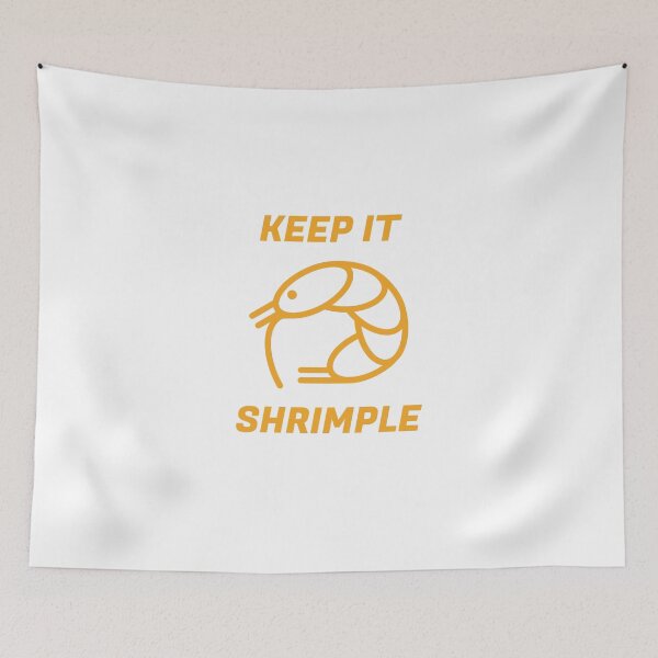 Item preview, Keep it Shrimple designed and sold by DOOSKY M.