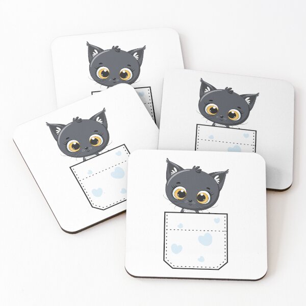 Item preview, Kawaii Pocket Cat designed and sold by MonkeyBizness.