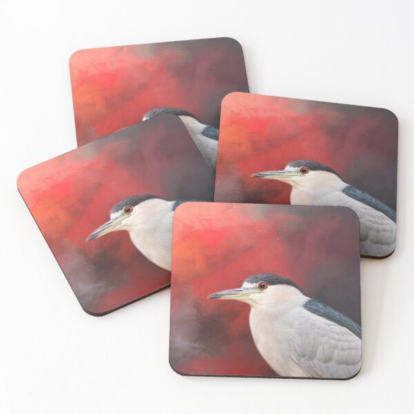 Item preview, Red Eyed Night Heron One designed and sold by Elisabeth Lucas.