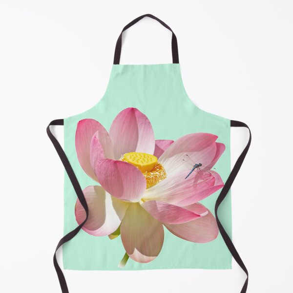 Artikelvorschau, Rosa Lotus mit blauer Libelle entworfen und verkauft von TJ Devadatta Best.