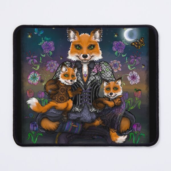 Item preview, Family Fox In Frocks designed and sold by CyrahnAsMagpie.