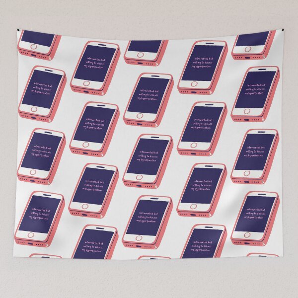 Item preview, Introverted but Willing to Discuss My Hyperfixation designed and sold by seraphmars.