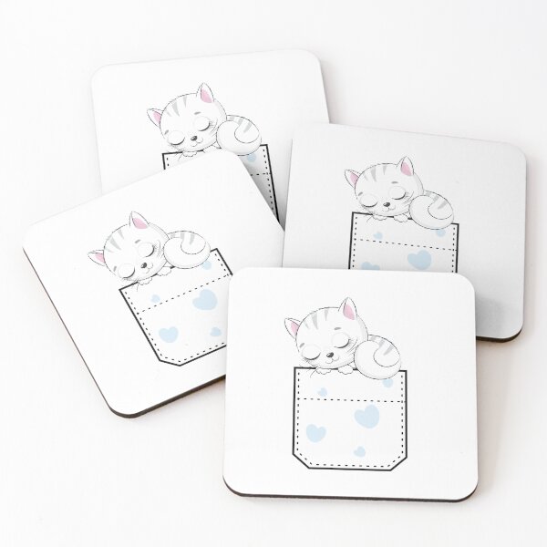 Item preview, Kawaii Pocket Cat designed and sold by MonkeyBizness.