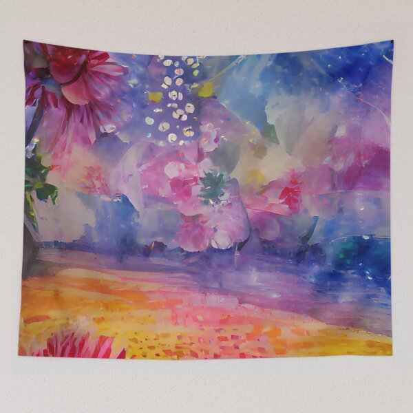 Item preview, Asthetic Pattern Vibes Fantasy Landscape N4 designed and sold by iziskosmos.