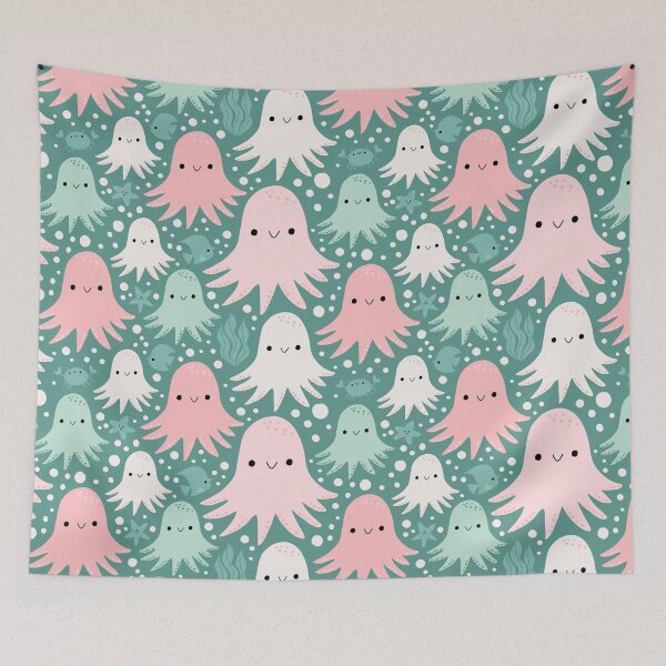 Item preview, Cute Octopus on Aqua designed and sold by Heather Rosas.
