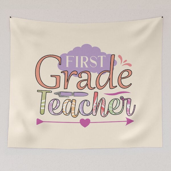 Item preview, First Grade Teacher - Back To School designed and sold by DebbisPalette.