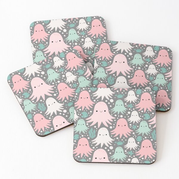 Item preview, Cute Octopus on Gray designed and sold by Heather Rosas.