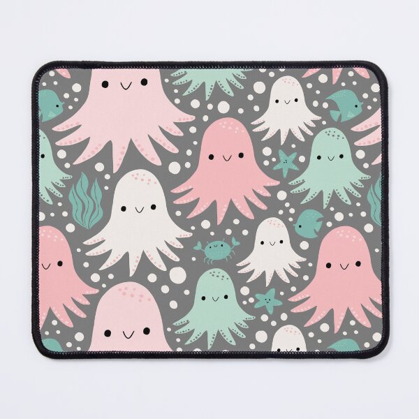 Item preview, Cute Octopus on Gray designed and sold by Heather Rosas.