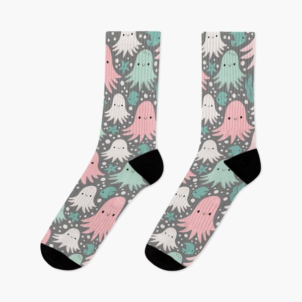 Item preview, Cute Octopus on Gray designed and sold by Heather Rosas.