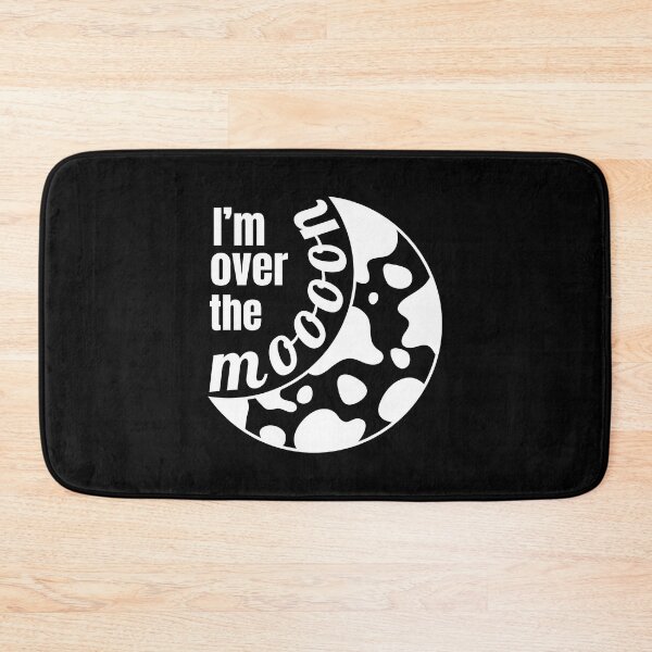 Item preview, I'm over the mooon | Moon (WHITE DESIGN) designed and sold by EleannaInSpace.
