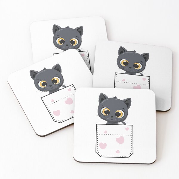Item preview, Kawaii Pocket Cat designed and sold by MonkeyBizness.