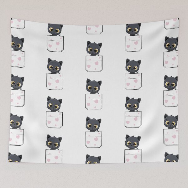 Item preview, Kawaii Pocket Cat designed and sold by MonkeyBizness.