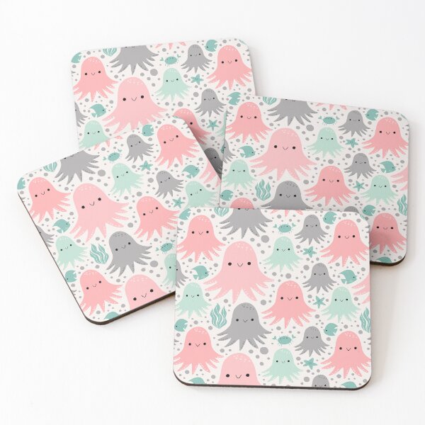 Item preview, Cute Octopus on White designed and sold by Heather Rosas.