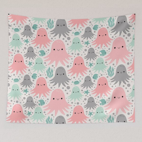 Item preview, Cute Octopus on White designed and sold by Heather Rosas.