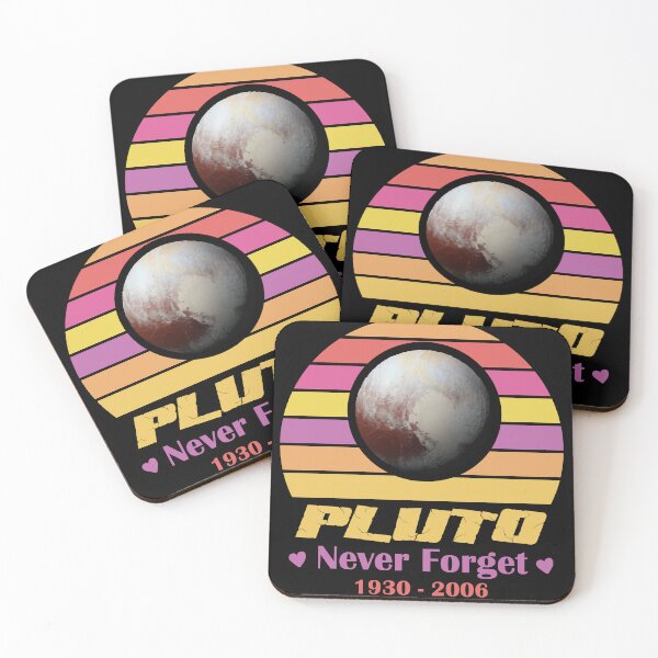 Item preview, Retro Vintage Style Never Forget Pluto Style Funny Space designed and sold by Micosmile.