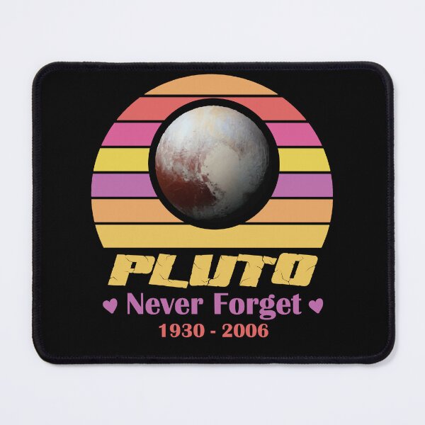 Item preview, Retro Vintage Style Never Forget Pluto Style Funny Space designed and sold by Micosmile.