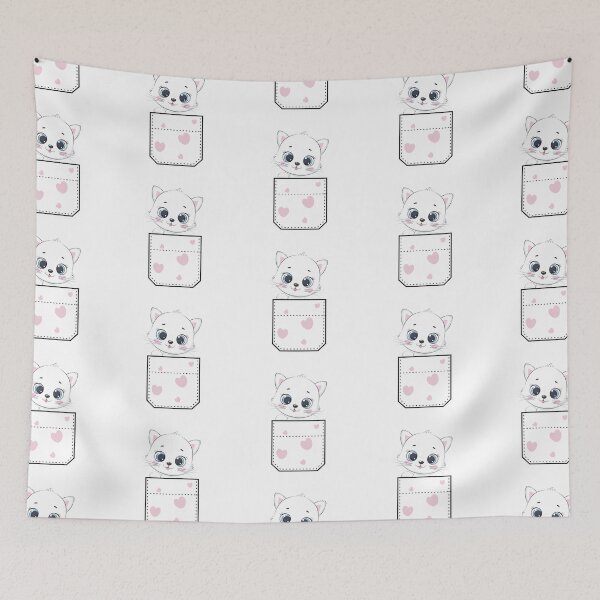 Item preview, Kawaii Pocket Cat designed and sold by MonkeyBizness.