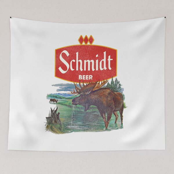 Item preview, Schmidt Beer Retro Defunct Nature Scene designed and sold by ourkid.