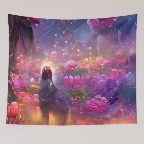 Item preview, Asthetic Pattern Vibes Fantasy Landscape N5 designed and sold by iziskosmos.