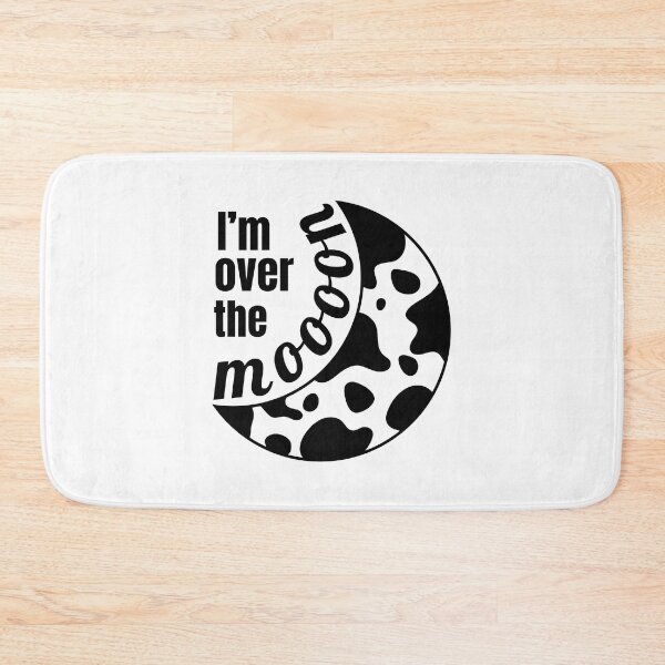 Item preview, I'm over the mooon | Moon (BLACK DESIGN) designed and sold by EleannaInSpace.