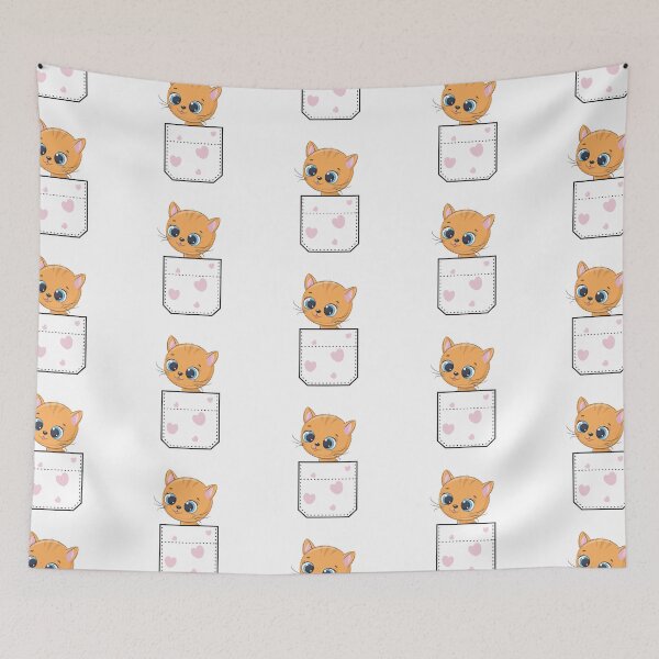 Item preview, Kawaii Pocket Cat designed and sold by MonkeyBizness.