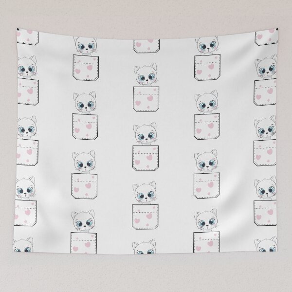Item preview, Kawaii Pocket Cat designed and sold by MonkeyBizness.